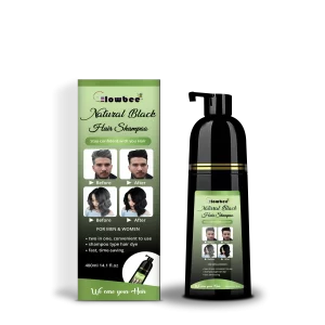 Natural Black- Grey Hair Coverage Shampoo 