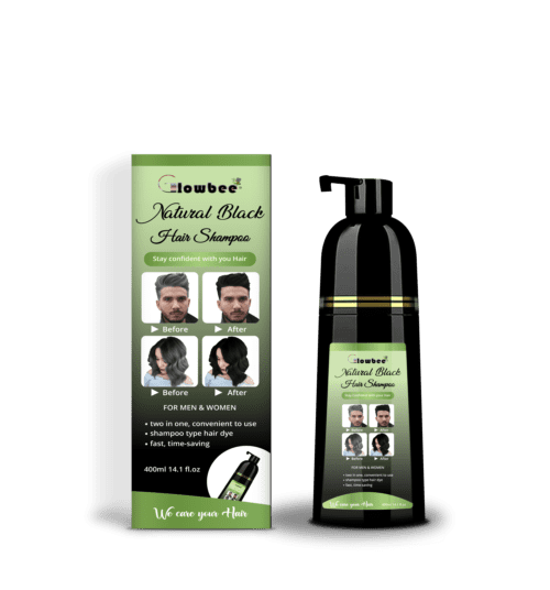 Natural Black- Grey Hair Coverage Shampoo 