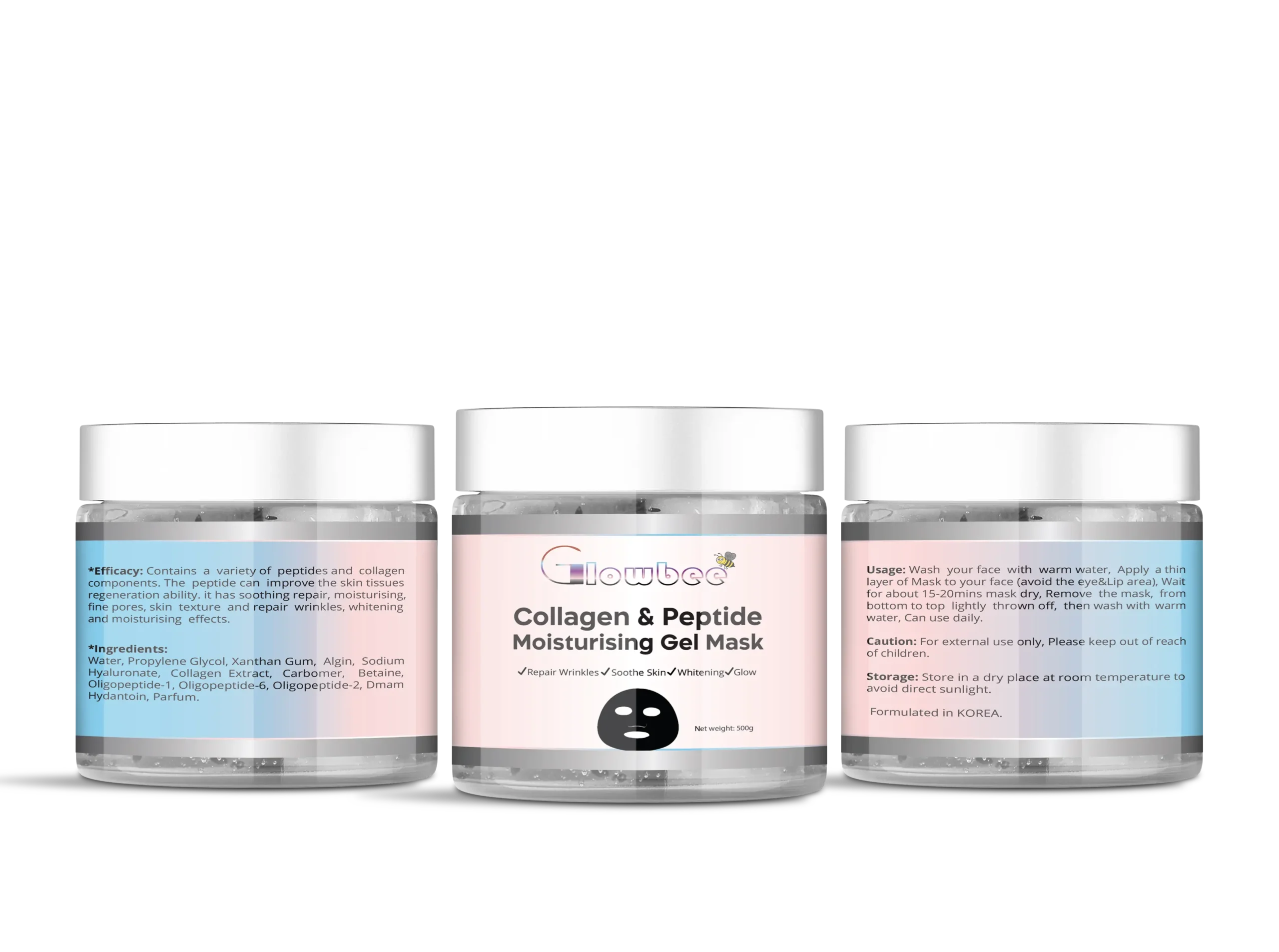 Glowbee Collagen & Peptide Moisturising Mask