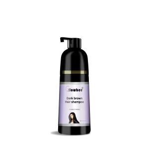 Dark Brown Grey Hair Coverage Shampoo Hair Dye 500/ml